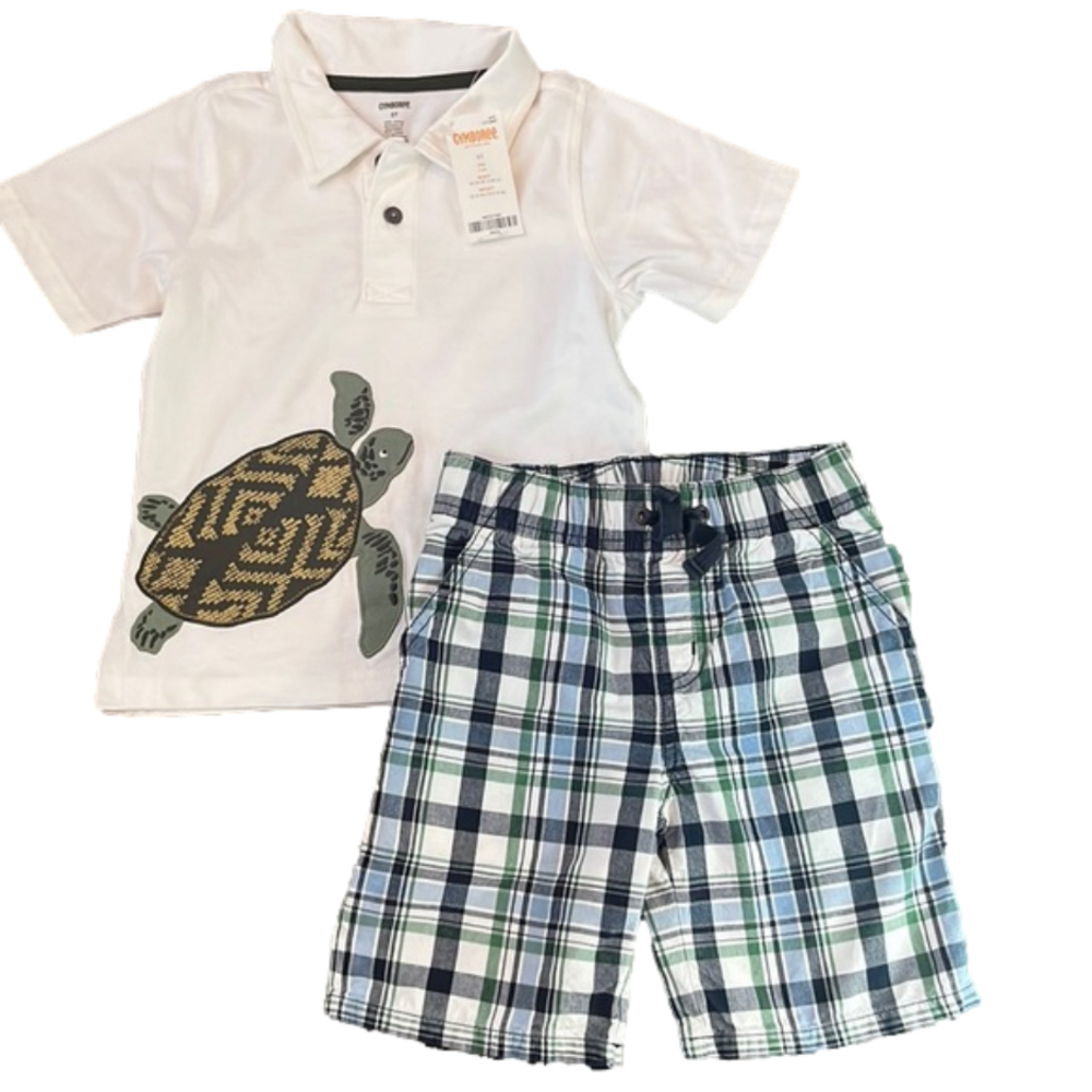 Gymboree Boys Polo and shorts set Size 4